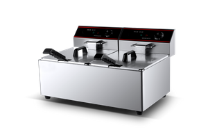 Astar-Frezadora eléctrica de 2 en tanque 2-cestas -As-11L-2