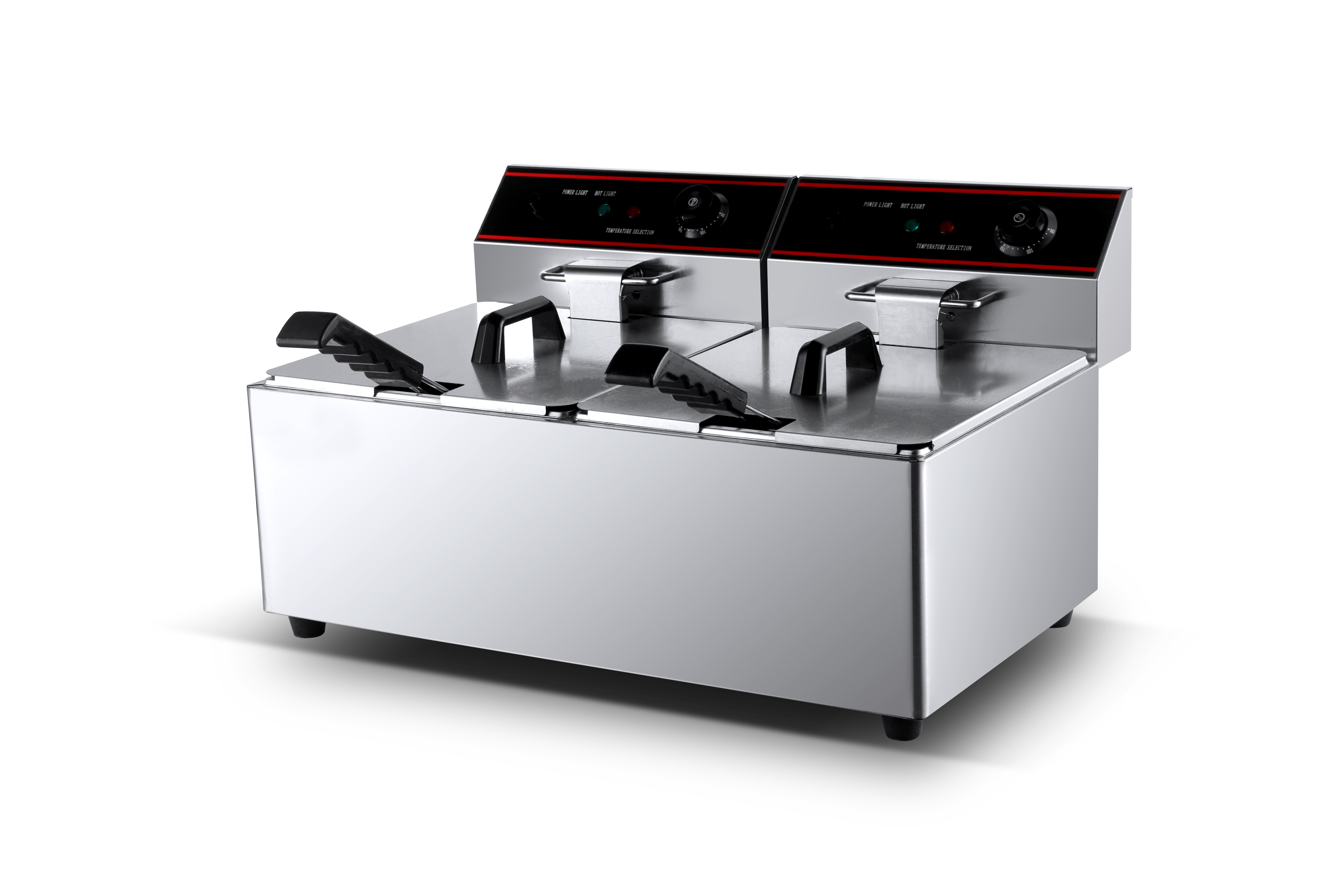 Astar-Frezadora eléctrica de 2 en tanque 2-cestas -As-11L-2