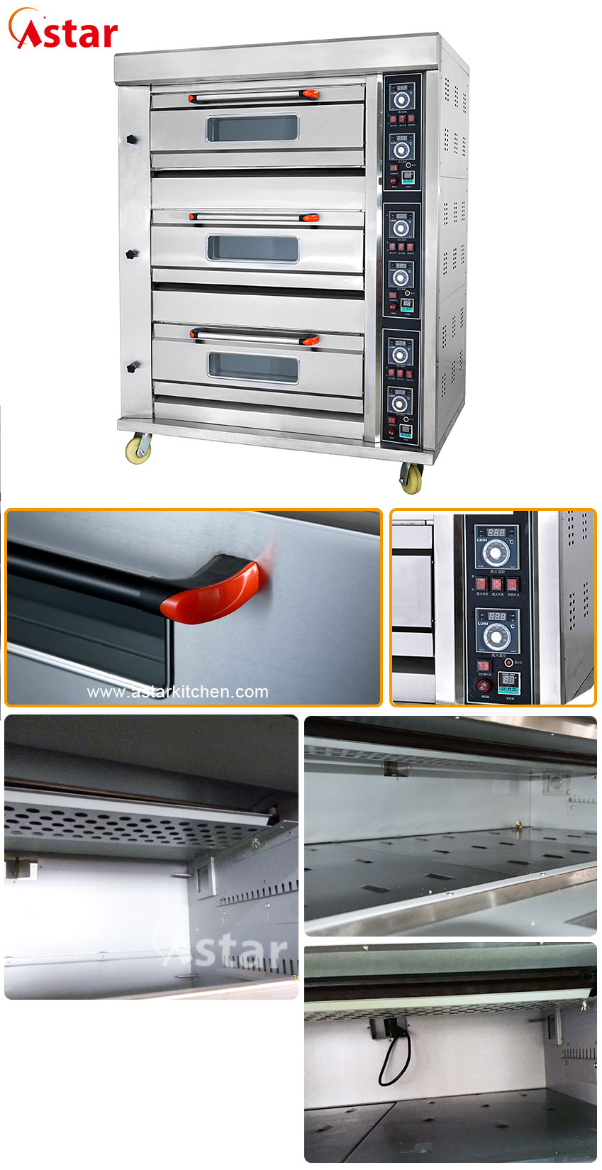 Horno de piso GAS HGB-60Q (2)