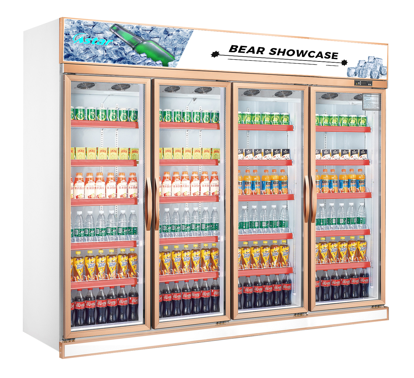 Astar Showcase de bebidas AG-2.0FR
