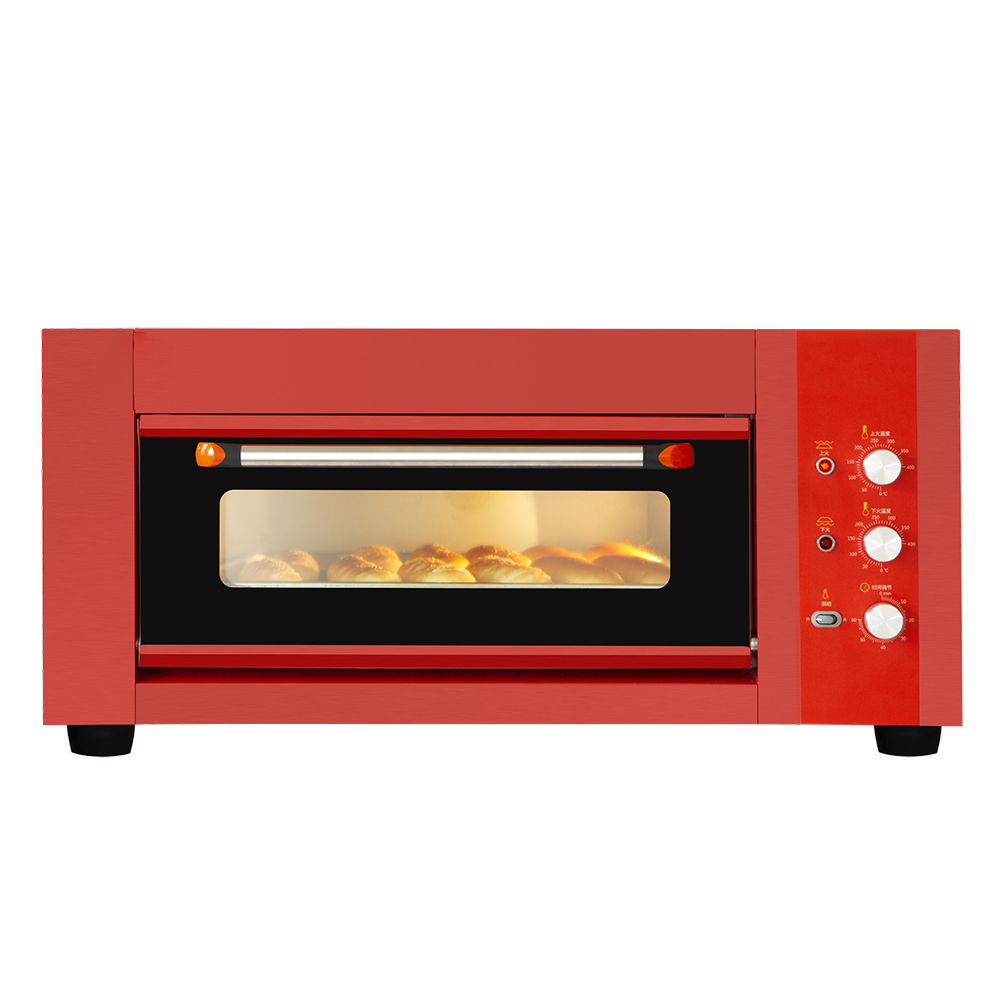 Horno el&eacute;ctrico de color rojo