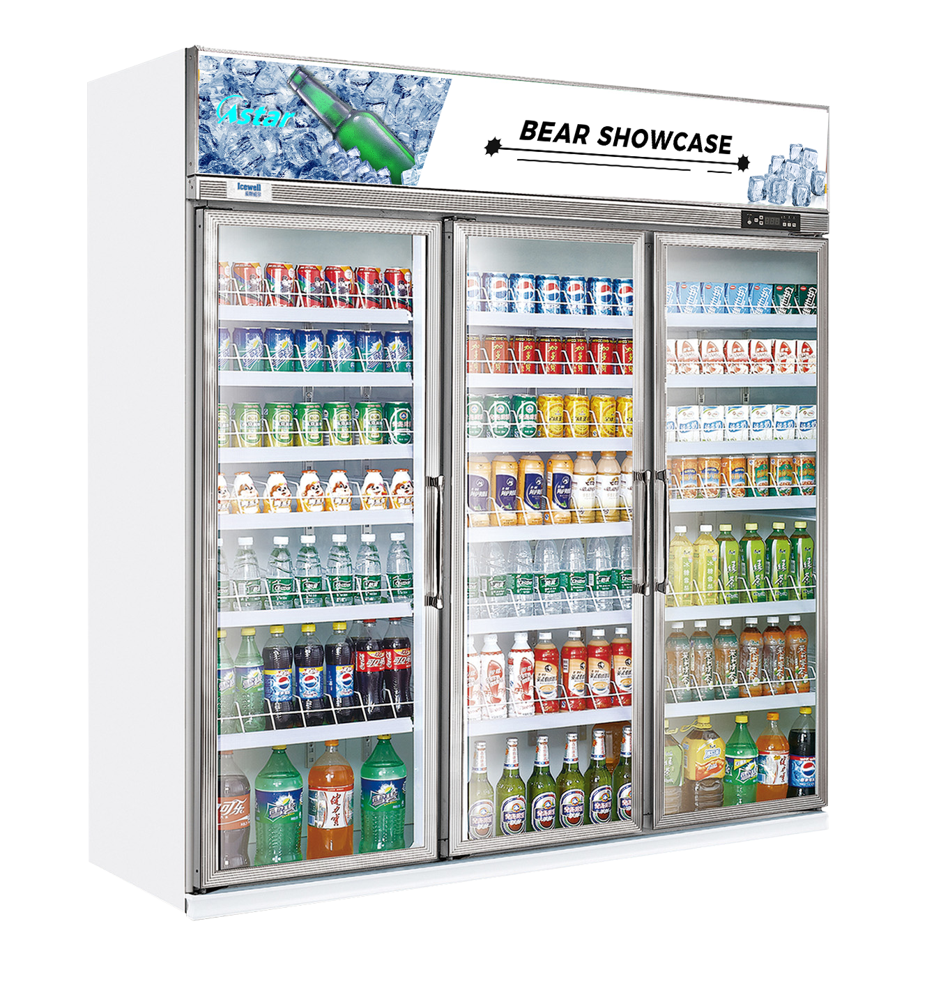 Astar Showcase de bebidas AG1-1.6FA