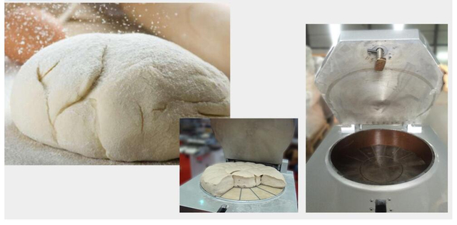 Divisor de masa hidráulico para equipos de panadería comercial