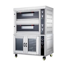 Horno de cubierta a gas con horno combinado de fermentador