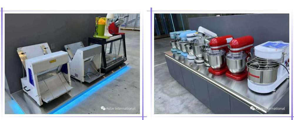 rebanadora de pan y amasadora de mesa