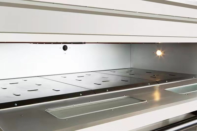 3 mazos 6 bandejas máquina de horno de horno de cubierta de gas
