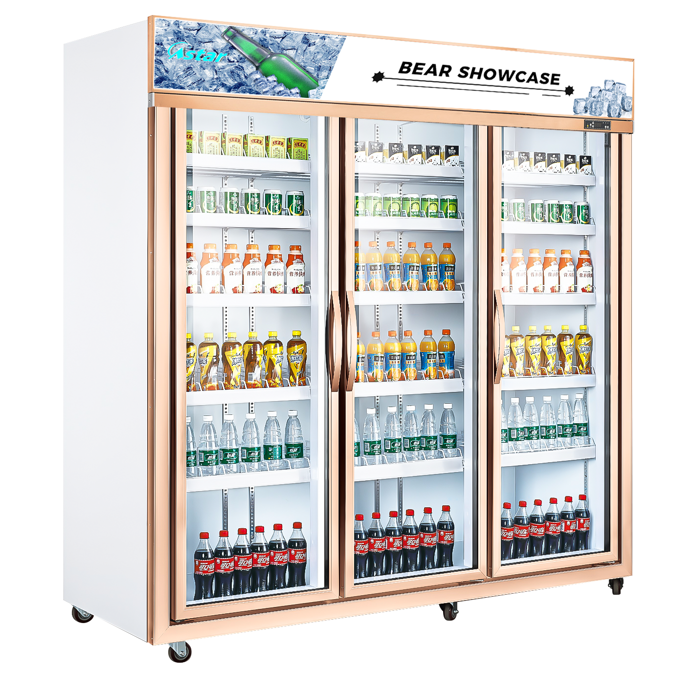 Astar Showcase de bebidas AG-1.6FR
