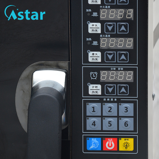 4 bandejas Bandejas Horne de convección de aire caliente 